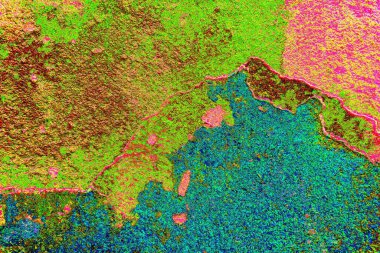 yaratıcı ve tasarım sanatı, kopyalama alanı duvar kağıdı, soyut renkli doku arkaplanı  