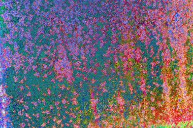 Çizik ve çatlaklarla metal doku