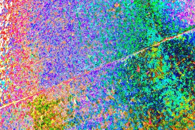 Çizik ve çatlaklarla soyut renkli duvar kâğıdı 