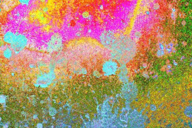 Çizik ve çatlaklarla metal doku