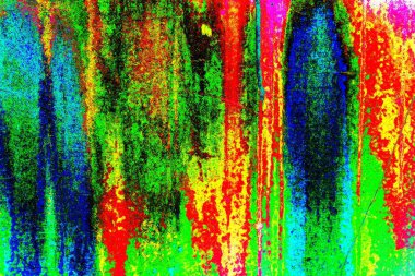 Çizik ve çatlaklarla metal doku