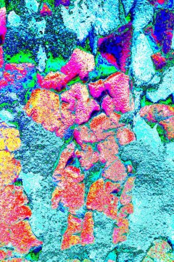 Duvar dokusu arkaplanı eski boyayla soyulmuş