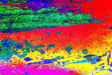 Çizik ve çatlaklarla metal doku