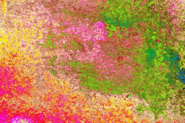 Çizik ve çatlaklarla metal doku