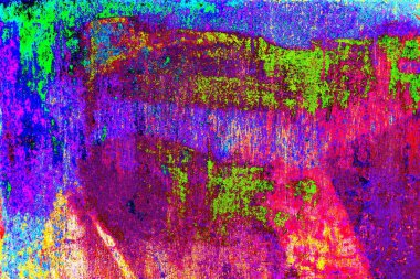 Çizik ve çatlaklarla metal doku