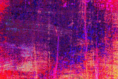 Çizik ve çatlaklarla soyut renkli duvar kâğıdı 