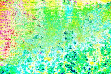 Çizik ve çatlaklarla soyut renkli duvar kâğıdı 