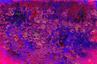 Çizik ve çatlaklarla metal doku