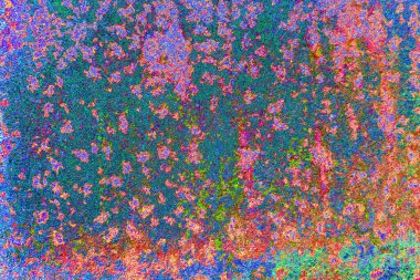 Çizik ve çatlaklarla metal doku