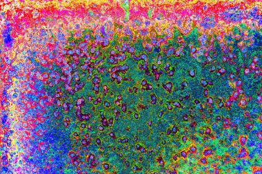 Çizik ve çatlaklarla metal doku