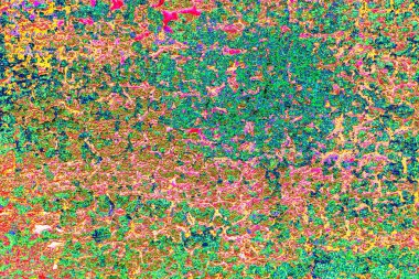 Çizik ve çatlaklarla metal doku