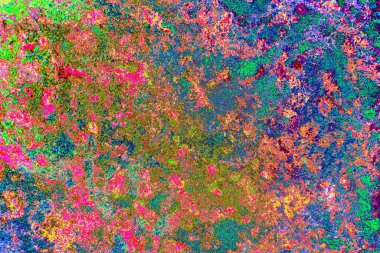 Çizik ve çatlaklarla metal doku