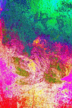 Çizik ve çatlaklarla metal doku