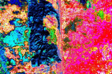 yaratıcı ve tasarım sanatı, kopyalama alanı duvar kağıdı, soyut renkli doku arkaplanı  