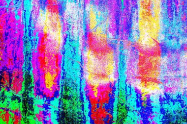 Çizik ve çatlaklarla metal doku