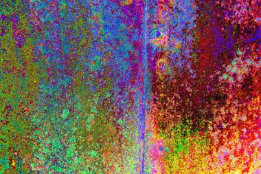 Dökülen boya paslı metal dokusu