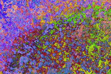 Dökülen boya paslı metal dokusu