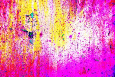 Dökülen boya paslı metal dokusu