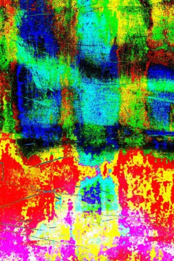 Çizik ve çatlaklarla metal doku