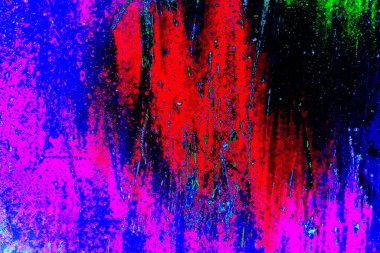 Çizik ve çatlaklarla metal doku