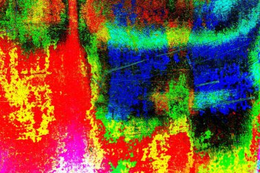 Çizik ve çatlaklarla metal doku