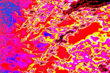 Hareket halindeki kaotik ışıklar odak noktasını bulanıklaştırır - soyut fotoğraf arkaplanı. 