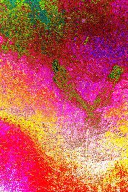 Çizik ve çatlaklarla metal doku