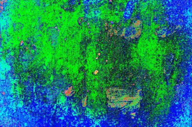 Çizik ve çatlaklarla metal doku