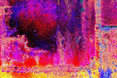 Çizik ve çatlaklarla metal doku