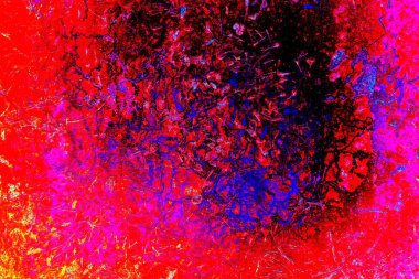 Çizik ve çatlaklarla metal doku