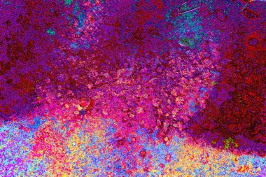 Kırsal görünümü olan paslı metal dokusu