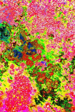 Çizik ve çatlaklarla metal doku