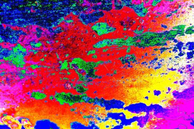 Çizik ve çatlaklarla metal doku