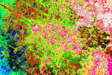 Çizik ve çatlaklarla metal doku