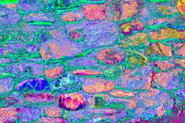 Arkaplan - Yığılmış Taş Duvar.