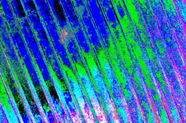 Çizik ve çatlaklarla metal doku