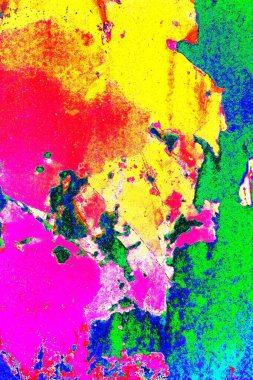 Dökülen boya paslı metal dokusu