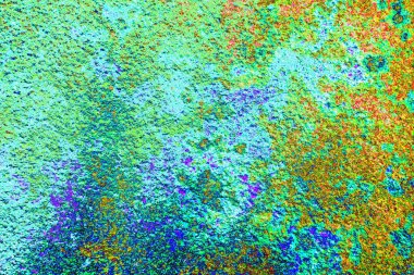 Çizik ve çatlaklarla metal doku