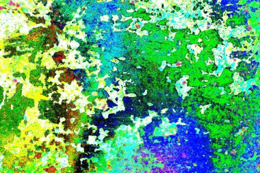 Çizik ve çatlaklarla metal doku