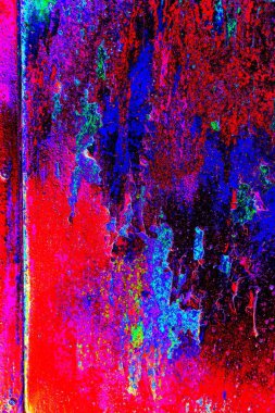 Çizik ve çatlaklarla metal doku