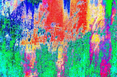 Dökülen boya paslı metal dokusu