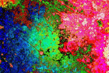 Çizik ve çatlaklarla metal doku