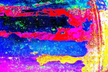 Çizik ve çatlaklarla metal doku