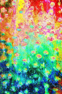 Çizik ve çatlaklarla metal doku