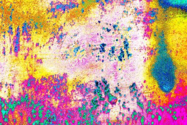 Dökülen boya paslı metal dokusu