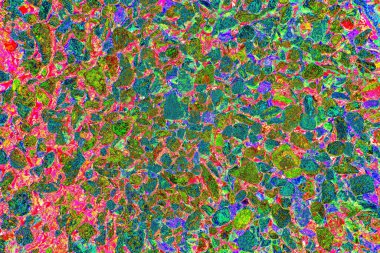 Soyut neon renkler çizik ve çatlaklarla dokulu duvar. 