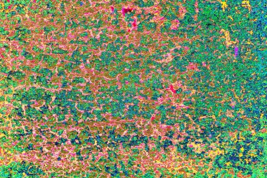 Çizik ve çatlaklarla metal doku