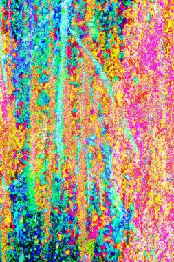 Çizik ve çatlaklarla metal doku