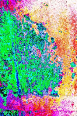 Dökülen boya paslı metal dokusu