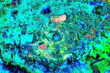 Eski model tuğla duvarın arka planı